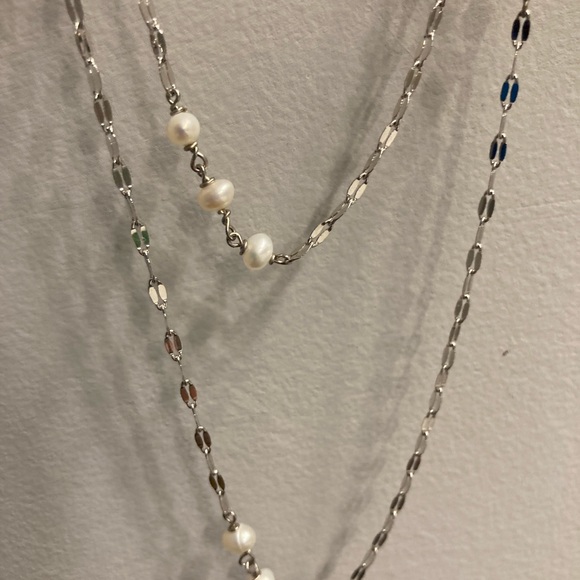 Evie & Emma fine silver plated necklace - Picture 9 of 9